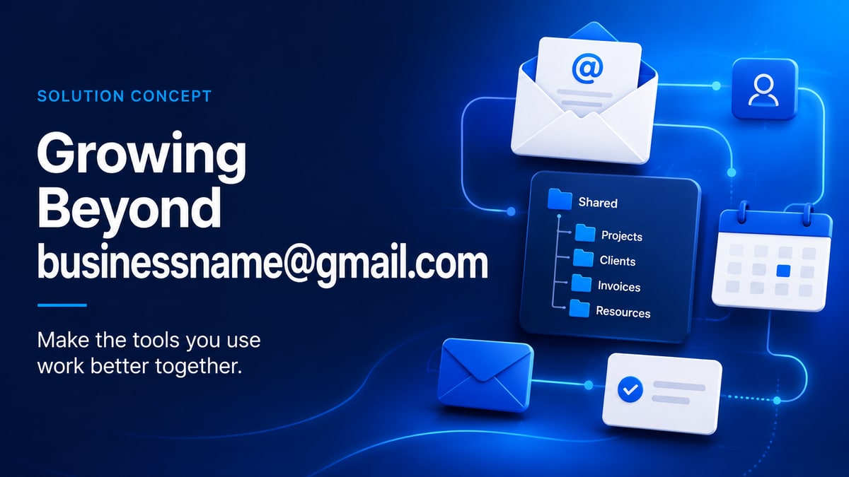 Business Technology help solution concept